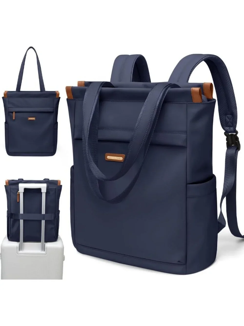 Convertible Laptop Backpack for Women | Casual Daypack Tote Bag for Work